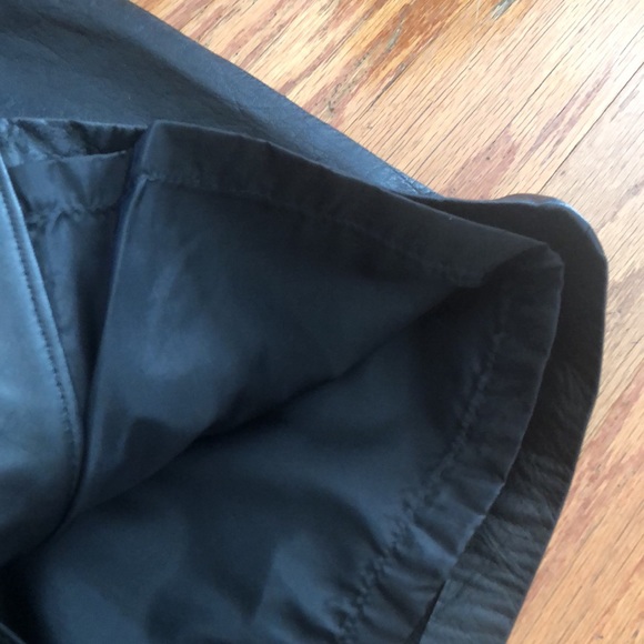 Sexy Leather Y2K Snap Front Dress - Picture 6 of 9